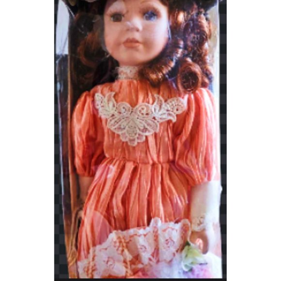 Limited Edition Victorian Kinnex Porcelain Doll - Measures 15" tall - Picture 3 of 3